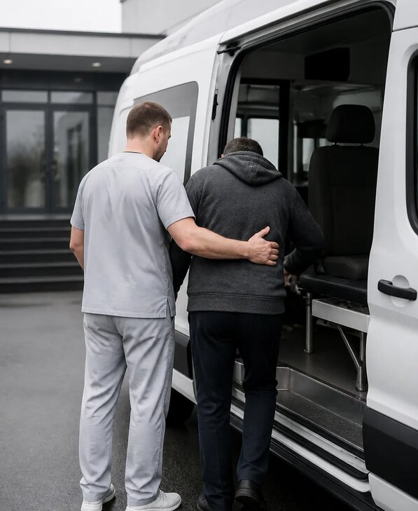 Организация медтранспортировки в Добрянке от 5051 р. | Медзона