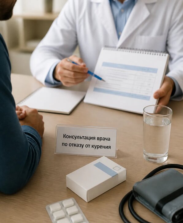 Консультация врача по отказу от курения для взрослых в Добрянке